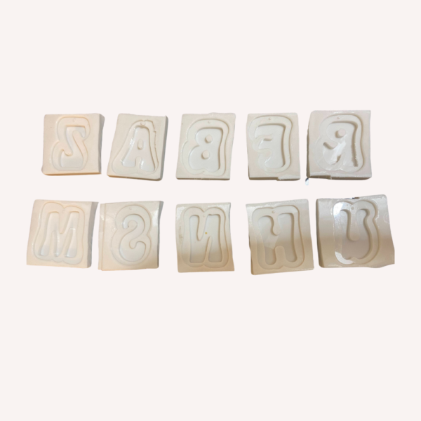 Custom Alphabet Molds