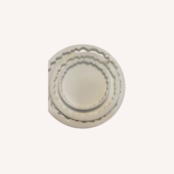 Irregular Edges Round Tray Mold
